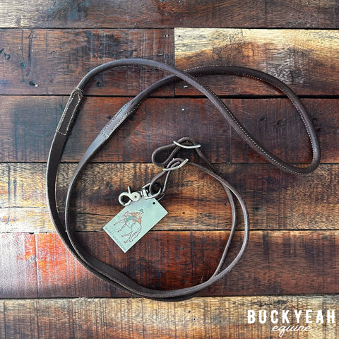7.5ft Heavy Oiled Harness Leather Rope Reins