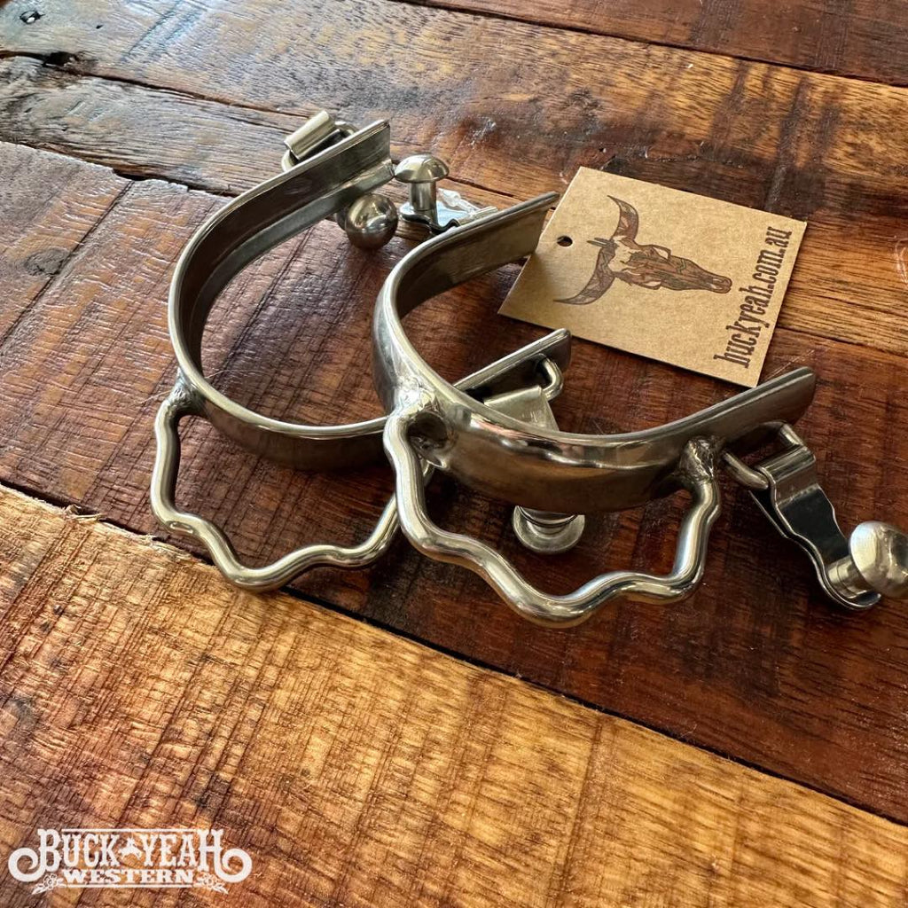 Youth Stainless Steel Bumper Spurs
