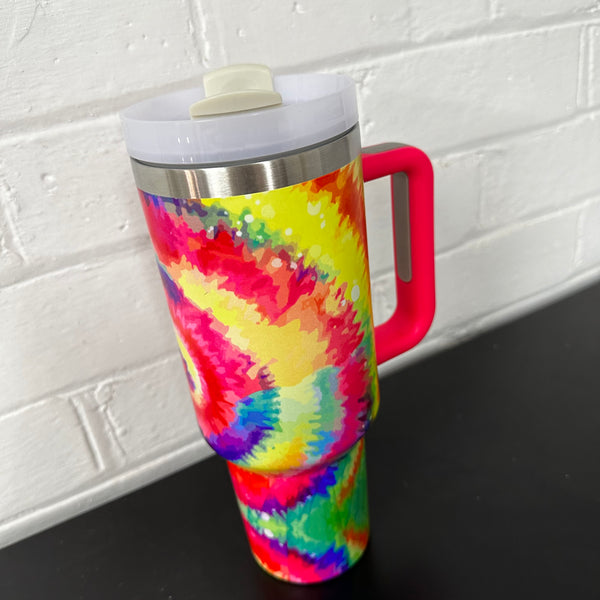 Rainbow Tie Dye Tumbler