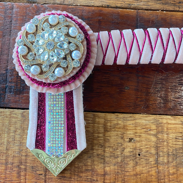 Browband - Pink - Large Pony