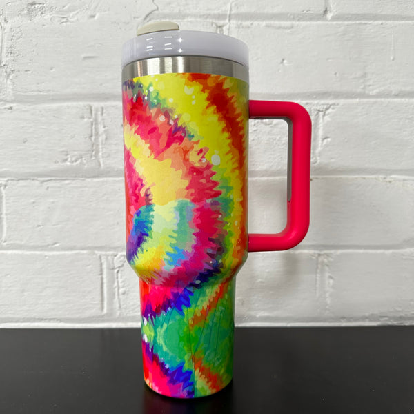 Rainbow Tie Dye Tumbler