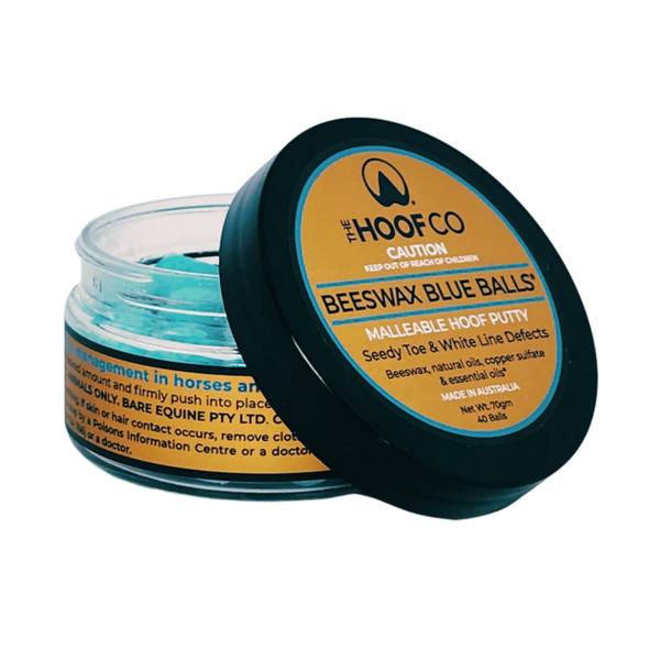 The Hoof Co. Beeswax BLUE Balls® Hoof Wall Crevice Wax