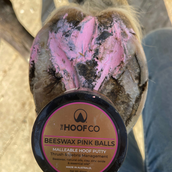 The Hoof Co - Beeswax PINK Balls