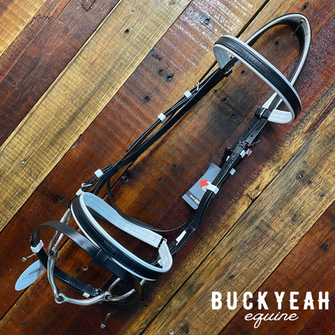 Black Zilco Hanoverian Bridle - Full