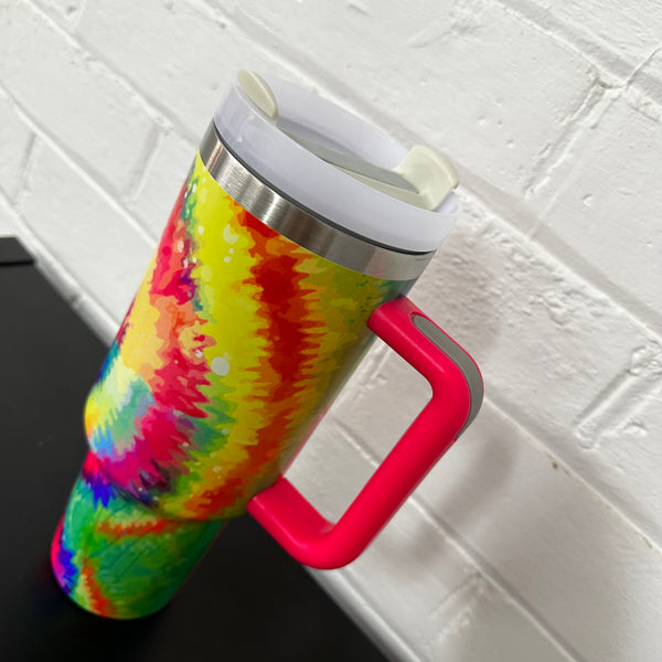 Rainbow Tie Dye Tumbler