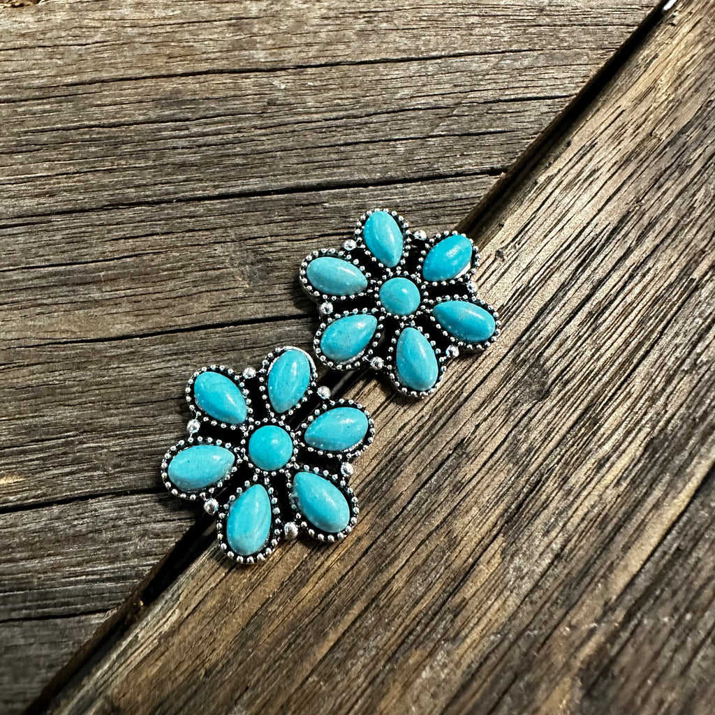 Large Mississippi Cluster Earrings