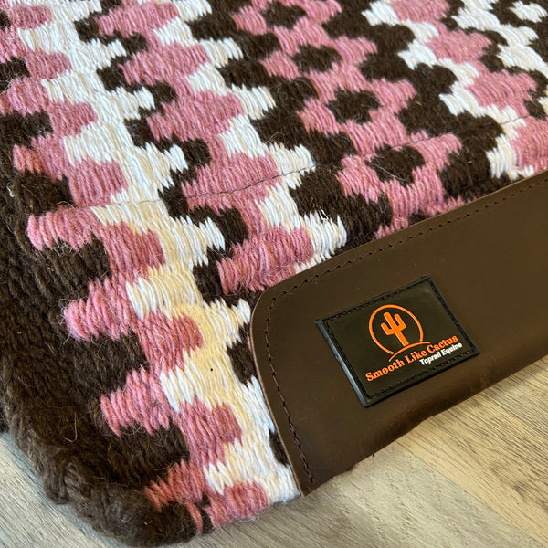 Contoured Pink Woolen Show Pad