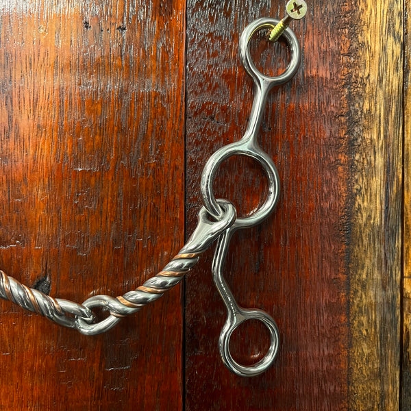 Cowcreek JR Cowhorse Bit (Twisted with Copper Twisted Inlay Broken)