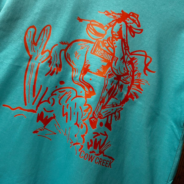 Youth "Cactus Jack" Brand Tee - Azure