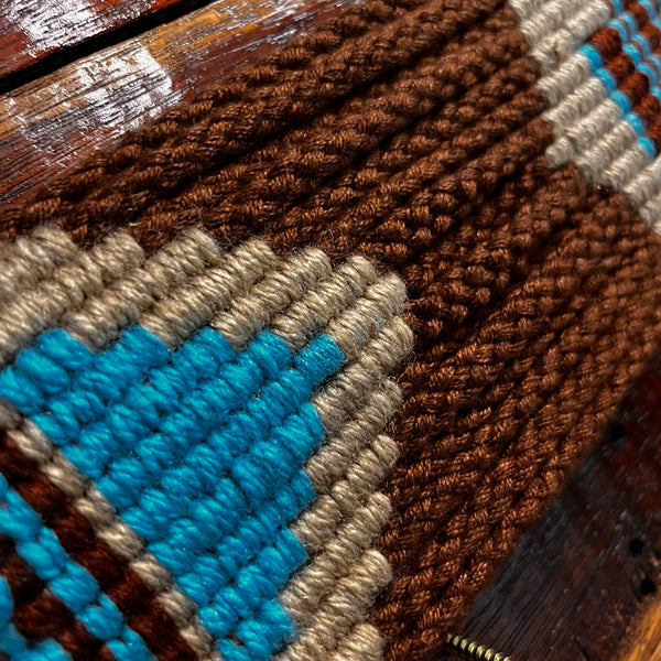 Chocolate Navajo Wool Girth
