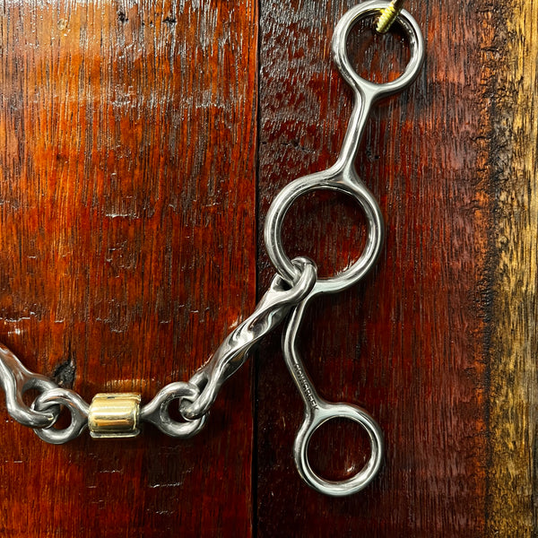 Cowcreek JR Cowhorse Bit ( Slow Square Twist with Copper Roller)
