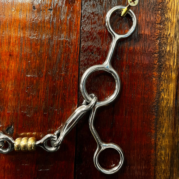 Cowcreek JR Cowhorse bit (Smooth with Copper Beads)