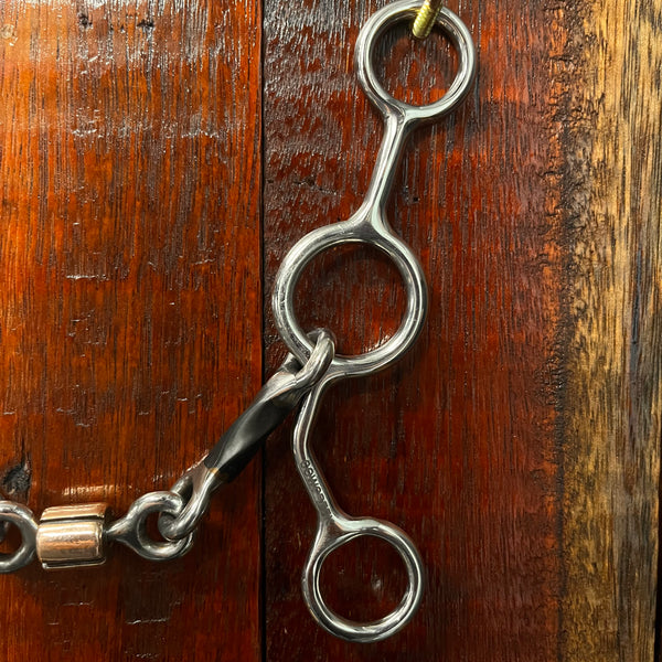 Cowcreek JR Cowhorse Bit (Slow Square Twist with Copper Cricket Blue Steel)