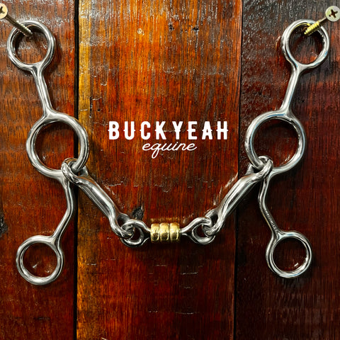 Cowcreek JR Cowhorse bit (Smooth with Copper Beads)