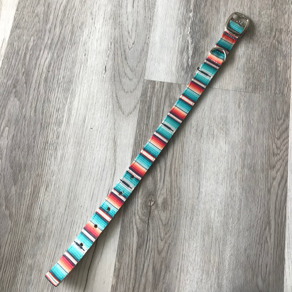 South West Serape Nylon Dog Collar