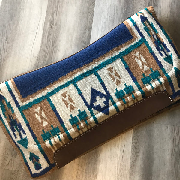Wool Top Contoured Memory Felt Bottom Saddle Pad