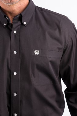 Cinch Mens Classic Fit Arena Shirt - Black
