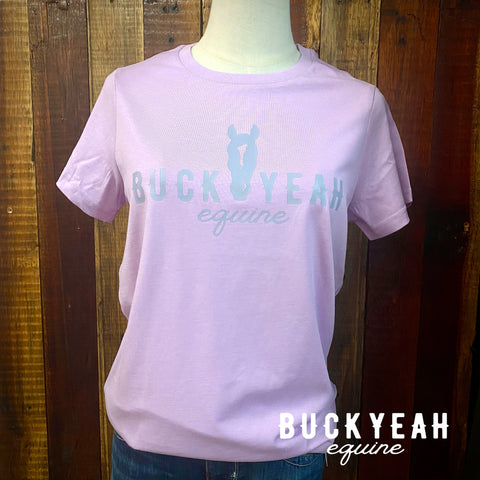 "Buck Yeah Equine" Signature Tee - Lavender