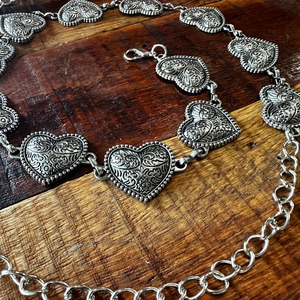 Western Heart Chain Belt