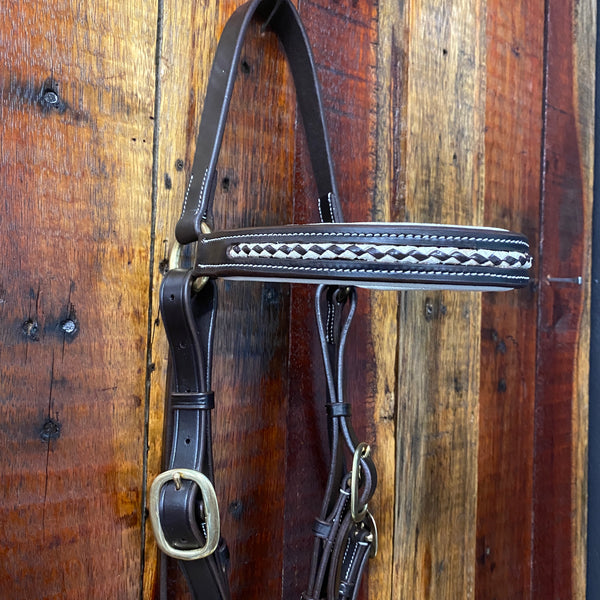 Oregon Plaited Brow Barcoo Bridle