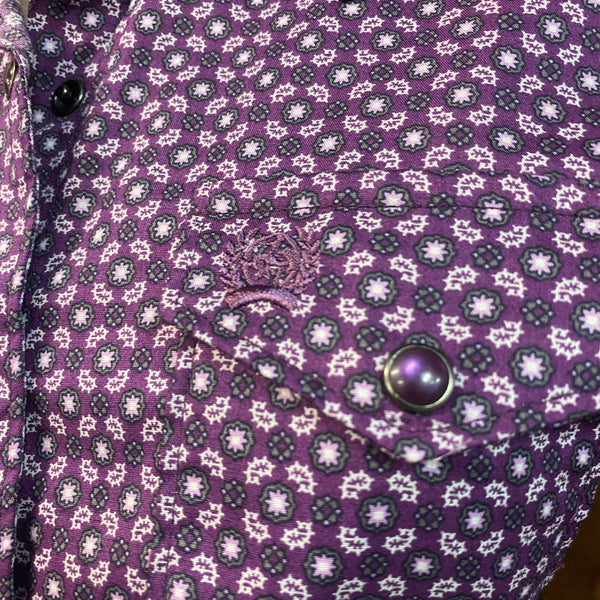 CINCH Ladies Button-Down Shirt - Purple Paisley