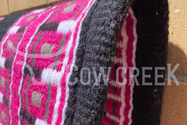 CowCreek Pink Panther Saddle Blanket 001