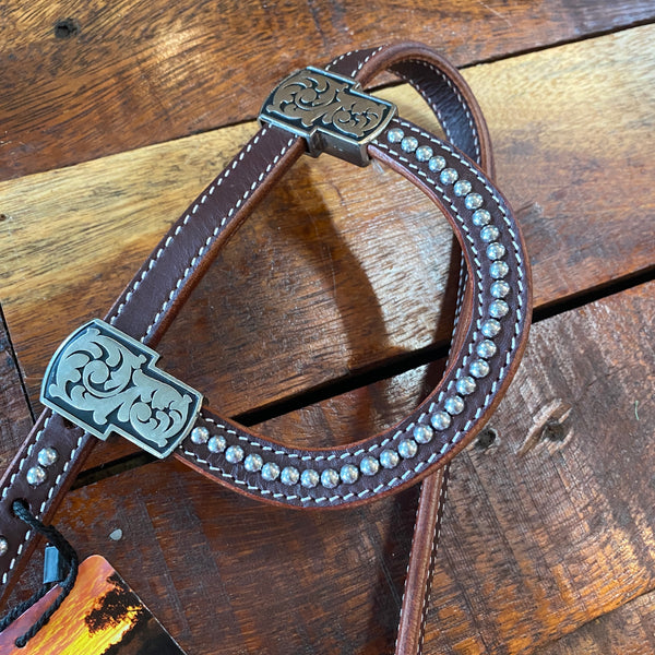 Latigo Leather One-Ear show Bridle