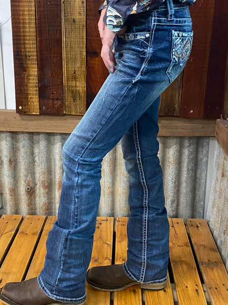 Diamond Rust Grace in LA Women's Bootcut Jeans