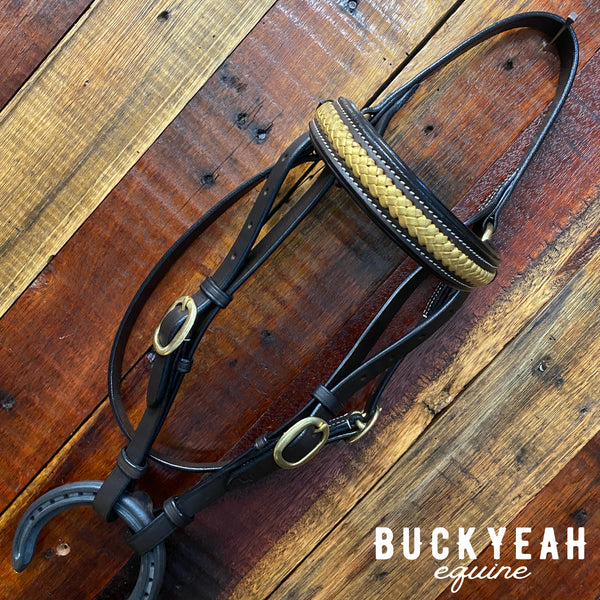 Barcoo Bridle - Gold Plait