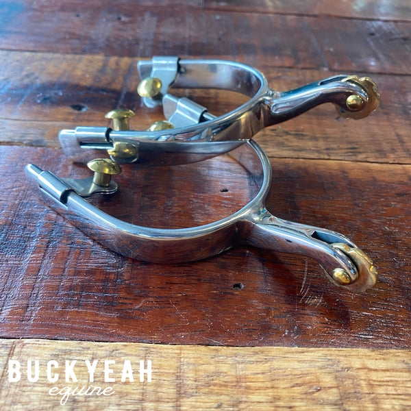 Stainless Steel Roping Spurs