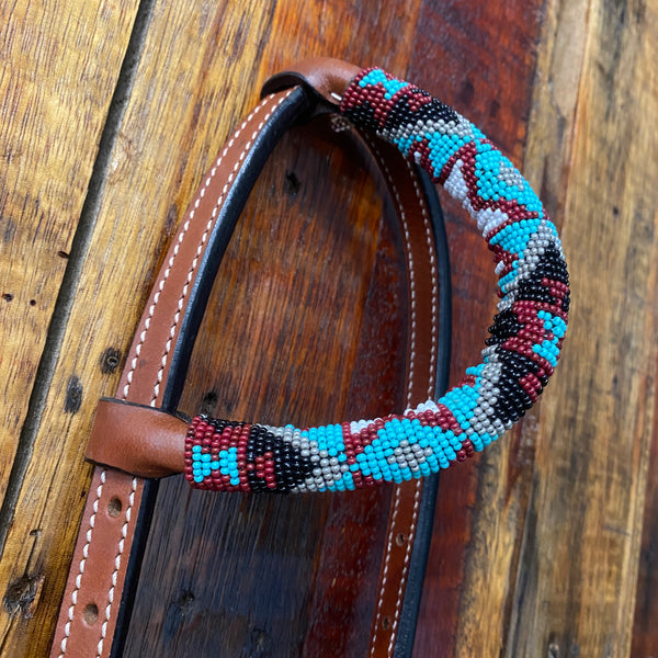 Beaded One Ear Headstall - 001