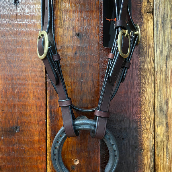 Barcoo Bridle - Dark Contrast Plait