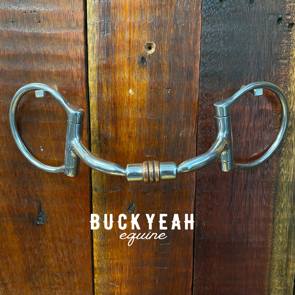 CowCreek Western D-Ring Bit (Copper Roller Center) – Buck Yeah