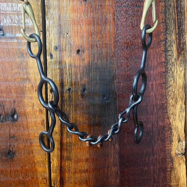 Cowcreek JR Cowhorse bit (Steel Chain Bit with Copper Rings)