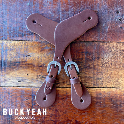 Ladies Herman Oak Shaped Spur Strap