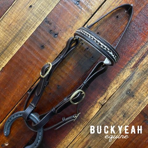 Oregon Plaited Brow Barcoo Bridle