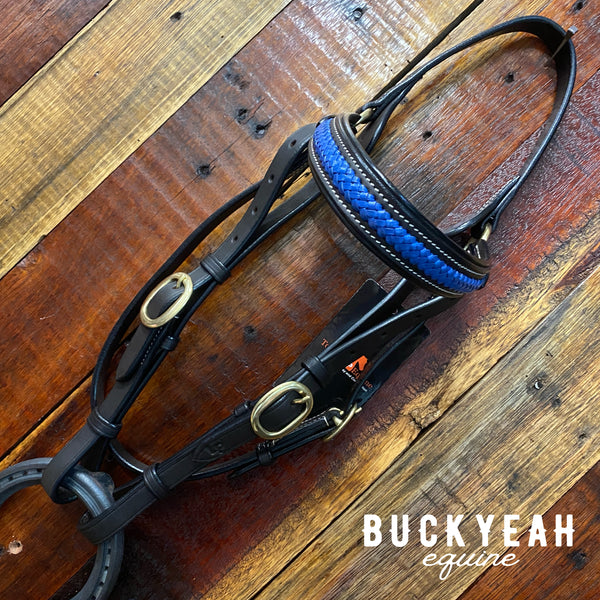 Barcoo Bridle - Royal Blue Plait