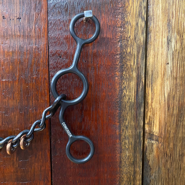 Cowcreek JR Cowhorse bit (Steel Chain Bit with Copper Rings)