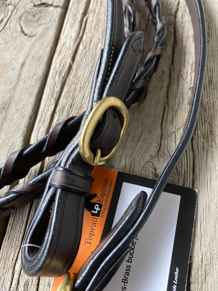 "LACE PLAIT" Leather Reins