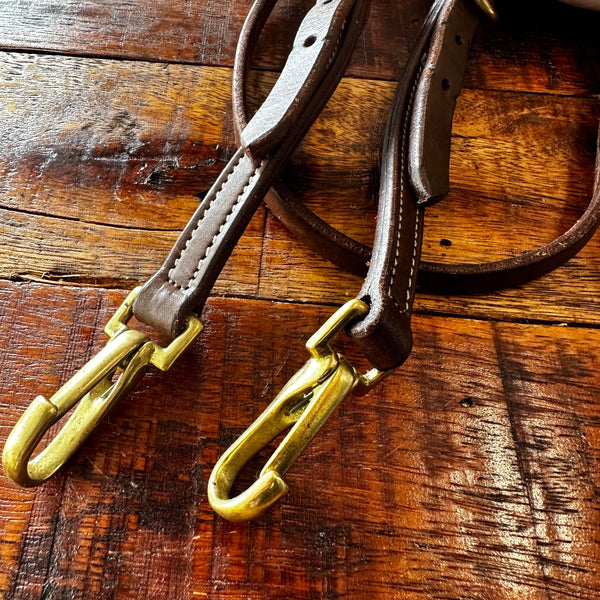 CowCreek Oiled Leather Browband Bridle with Quick Change