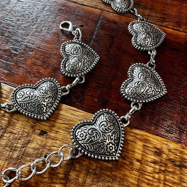 Western Heart Chain Belt