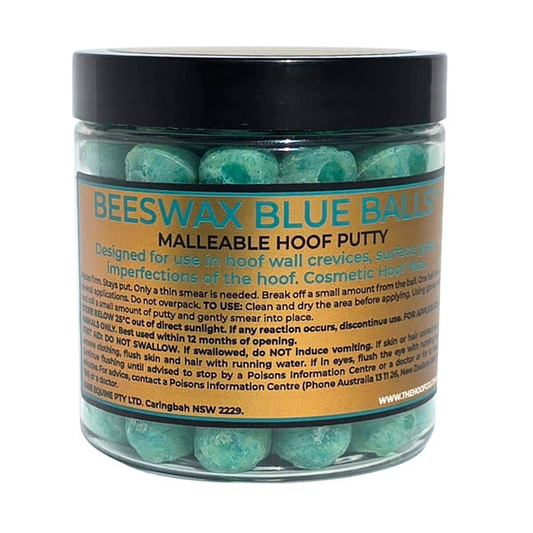 The Hoof Co. Beeswax BLUE Balls® Hoof Wall Crevice Wax