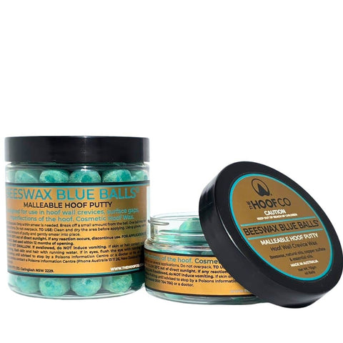 The Hoof Co. Beeswax BLUE Balls® Hoof Wall Crevice Wax