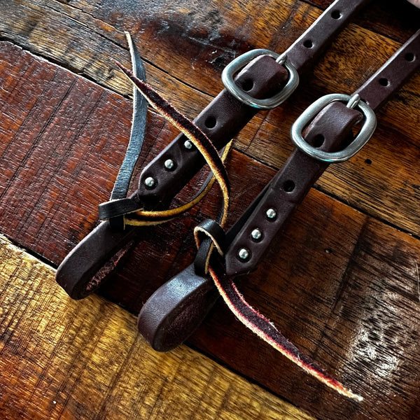 One Eared Herman Oak Silver Studded Bridle