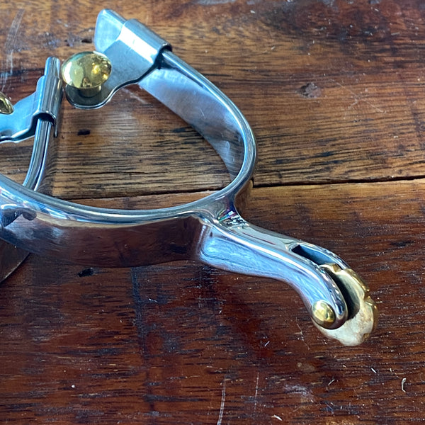 Stainless Steel Roping Spurs