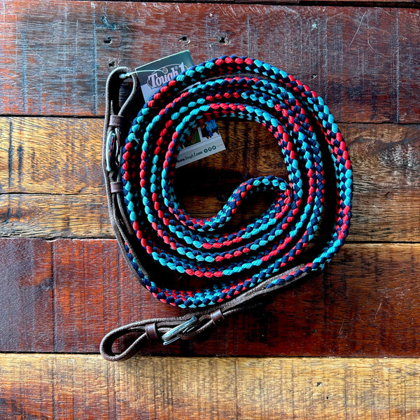 7ft Flat Braided Trail Reins