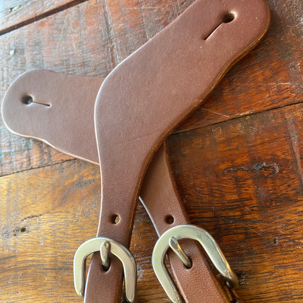 Ladies Herman Oak Shaped Spur Strap