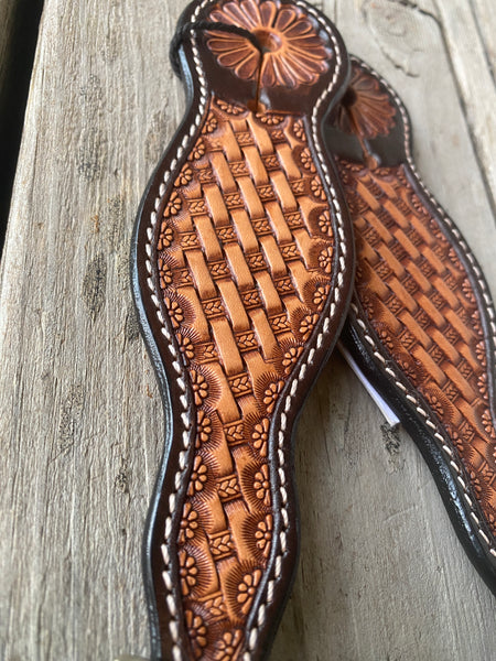 Ezy Ride Spur Strap with Basket Stamping