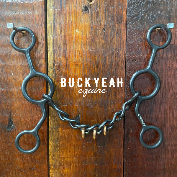 Cowcreek JR Cowhorse bit (Steel Chain Bit with Copper Rings)