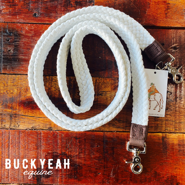 7' Flat Braided Cotton Reins